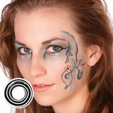 Cosplay Circle schwarze Kontaktlinsen